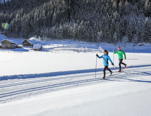 Cross-country skiing in Untertal